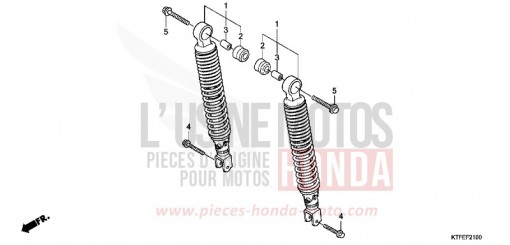 REAR CUSHION SH150RC de 2012